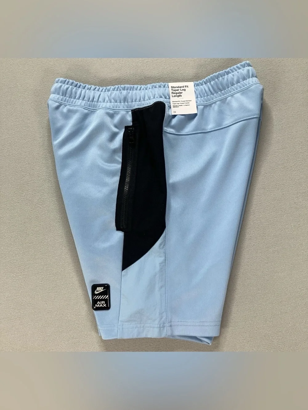 Nike Air Max Men’s Light Blue & Black Athletic Shorts HQ4918-422
